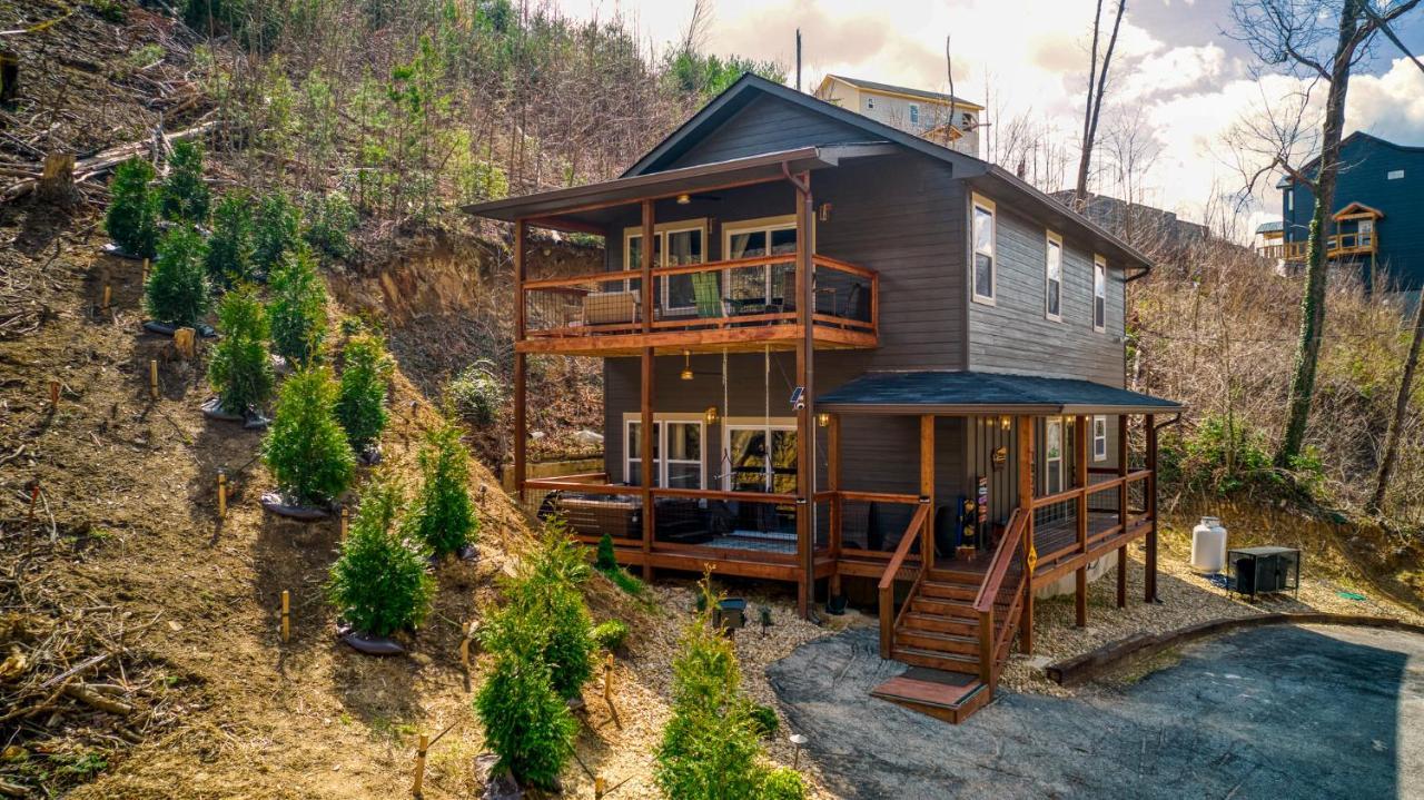 Mins To Gburg Sleeps 8 Hot Tub Arcade Area Pool Villa Gatlinburg Kültér fotó